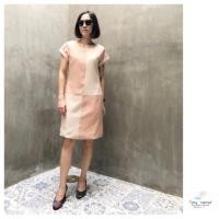 ราคา เดรสให้นม ชุดให้นม ชุดให้นมใส่ทำงาน “Two tone dress" ชุดให้นมบุตร (2854088287)