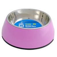 ราคา Catit Dish 2 Dishes in 1 สีชมพู (ชามสำหรับใส่น้ำ/อาหารสำหรับสัตว์เลี้ยง)-แยกชิ้นได้ 2in1 (Small 350 ml/11.8 fl.oz) (7233136971)
