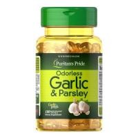 ราคา Puritan's Pride Odorless Garlic & Parsley 500 mg. (100Softgels) น้ำมันกระเทียม (21495229266)