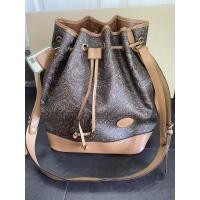 ราคา กระเป๋าสะพายหนังแท้ทรงขนมจีบ สไตล์วินเทจ (9787686548)