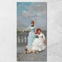ราคา Neapolitan Beauties Vittorio Matteo Corcos, vmc18 ภาพพิมพ์บนผ้าใบแคนวาส (28075118343)