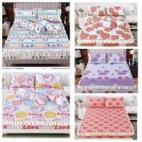 ราคา New ผ้าปูที่นอนเสริมใย ผ้าปูที่นอน มีชายระบาย สไตล์เกาหลี น่ารัก รัดมุมรอบผืน (24875681388)
