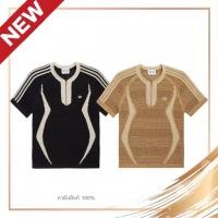 ราคา ของแท้100% adidas Originals by Edison Chen CLOT Knit Jersey เสื้อไหมพรมแขนสั้น (53810834281)