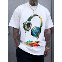 ราคา เสื้อยืดผู้ชายแบรนด์ระดับไฮเอนด์ แฟชั่นฤดูร้อน เสื้อยืดผ้าฝ้ายทรงหลวมลำลอง พิมพ์ลาย สปอร์ต คอกลม แขนสั้น (45510278123)