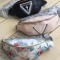 ราคา คาดอก Guess รุ่นสกรีนด้านหน้าด้วยโลโก้แบรนด์ สวยมาก แท้ (2680556082)