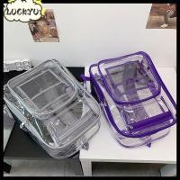 ราคา โชคดี กระเป๋าเป้สะพายหลัง,กันน้ําความจุขนาดใหญ่นักเรียนรายการหนังสือ,สบายๆกับหลายกระเป๋าซีทรูพีวีซีใสกระเป๋าเป้สะพายหลังโรงเรียน (40930998111)