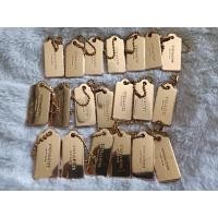 ราคา Size M โลหะเหล็ก ป้ายแท๊คห้อยกระเป๋า Tag Coach แท้ ของใหม่ ขนาด สูง 1.5” ของแท้จากอเมริกา (1448185652)