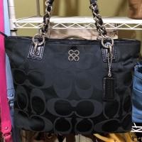 ราคา ของแท้ 100% กระเป๋า Coach Shopping มือสอง (7337598107)