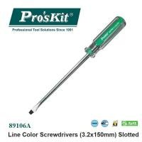 ราคา Pro'skit 89106A ชุดไขควงสีเส้น (3.2X150 มม.) (23486990008)