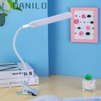 ราคา DANILO โคมไฟตั้งโต๊ะ LED, 360°โคมไฟตั้งโต๊ะแบบหนีบ นํา แบบยืดหยุ่นแบบพับได้, อุปกรณ์นักเรียน ยูเอสบี ขับเคลื่อนด้วยแคลมป์ไฟอ่านหนังสือแบบปรับได้ป้องกันดวงตา (44481086001)