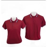ราคา เสื้อโปโลสีแดง เลือดหมู ขลิบขาว-กรมท่า (10788479798)
