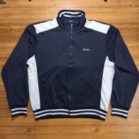 ราคา เสื้อแจ็คเก็ต Asics Tracktop มือสอง ของแท้ สีดํา ไซส์ L (28543149802)