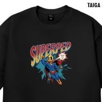 ราคา เสื้อยืด oversize สกรีนลาย ซุปเปอร์เป็ด เนื้อผ้าพรีเมียม ไม่ยืด ไม่ย้วย ไม่ยับง่าย เสื้อโอเวอร์ไซส์ (42528975382)