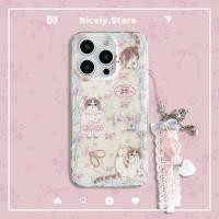ราคา เคสโทรศัพท์เจ้าหญิงแมวคิตตี้สายโซ่ สําหรับ iPhone 13 14 Pro Max & 11 12 & XS Max XR & 7 8 Plus SE (52056755259)