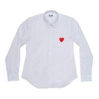 ราคา used like new เสื้อเชิต Comme des garcons play Size S lady (ใหม่มากกก ใส่ไป2รอบ) พร้อมโอนลดได้อีกค่ะ (482400247)