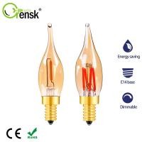 ราคา E14 หลอดไฟเอดิสัน LED 0.5W 2W เส้นใยหลอดไฟ LED ย้อนยุค 220V สีวอร์มไวท์ หลอดไฟวินเทจ หรี่แสงได้ หลอดไฟตกแต่งเพดาน (22871925972)