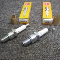 ราคา ญี่ปุ่นเดิม NGK หัวเทียนรถจักรยานยนต์ BP6ES 14 มม.ยาวฟัน Piaggio 80 JOG Water Cooling BR8ES (42881121364)