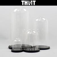 ราคา โดมแก้ว โหลแก้ว ครอบแก้ว ตู้ครอบพระ ครอบแก้วฐานไม้สีดำ GlassDome Display thatisall (24439851340)