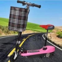 ราคา (ใหม่) สกู๊ตเตอร์ไฟฟ้า Electric Scooter 24V ไฟหน้า LED จักรยานไฟฟ้า สกูดเตอร์ไฟฟ้า E-Scooter มอเตอร์ 250W (17682748301)