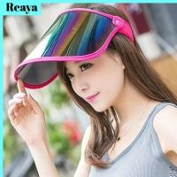 ราคา หมวกเบสบอล REAYA หมวกกันแดดสีลูกกวาดป้องกันรังสียูวีหมวกบังแดดพลาสติก PVC (48861705567)