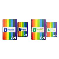 ราคา สมุดบันทึกมาตรฐาน Multi-Subject University (3/5 วิชา) - A4 & A5 - 70GSM 100 แผ่น - Study Organizer & Journal (44329716444)