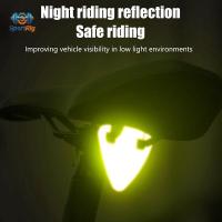 ราคา Coagulatelove 1 ชิ้นจักรยานสะท้อนแสง Stiers Secure ไฟเตือนรถ Motorcyle Night Saftety Mark ขอบจักรยานกรอบ Reflector [HOT] (49511697667)