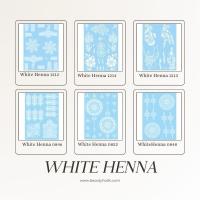 ราคา สติ๊กเกอร์เฮนน่าสีขาว WEDDING TEMPORARY TATTOO (55607014122)