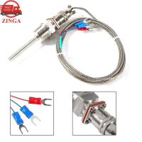 ราคา Zinga RTD PT100 Temperature Sensor Probe 1/2 NPT เทอร์โมคัปเปิ้ลสแตนเลส 3 สาย 2 M/6.6ft สำหรับตัวควบคุม PID -50 ถึง 300? (52506543283)