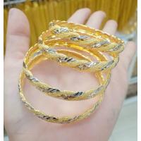 ราคา #กำไลเศษทองแฟชั่นลายเกลียวสองสี (29427180555)