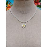 ราคา สร้อยลูกปัด + จี้ดอกเดซี่ (24636630056)