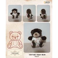 ราคา [พร้อมส่ง] Vintage Teddy Bear // ตุ๊กตาหมีสีนำตาลเข้ม ขนเก่า งานสะสมวินเทจ น่ารัก สภาพดี // ขนาด 20 cm. (43977421282)