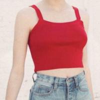 ราคา brandy melville | เสื้อสายเดี่ยวสีแดงยี่ห้อ brandy melville (ราคาเต็ม 960 บาท) (8476564406)