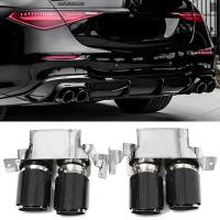 ราคา Quad Exhaust Tailpipe For Mercedes-Benz W223 S-Class S450L S500L 2021 to 2024 Upgraded B Style Exha (56353235120)
