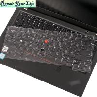 ราคา FZKeyboard ฝาครอบผิวฟิล์มป้องกันฝุ่นสําหรับ Lenovo ThinkPad T480 T480S T490 T495 E480 E490 14 นิ้วพร้อม Thinkpad P43s ซิลิโคน TPU (47259637357)