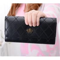 ราคา กระเป๋าสตางค์ใบยาว กระเป๋าเงินผู้หญิง กระเป๋าตังตามวันเกิด รุ่น (ดำ) (3412740706)