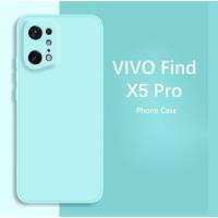 ราคา ReadyFor VIVO Find X5 Pro Case การป้องกันการตกซิลิโคนเคสเต็มคลาสสิกสีทึบเคสโทรศัพท์ฝาครอบ (47610465485)