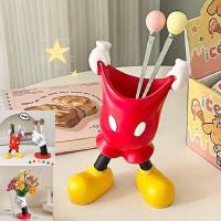 ราคา น ่ ารัก Mickey Mouse ถุงมือแจกัน Creative ตกแต ่ งบ ้ านแจกันตาราง Bib ผู ้ ถือปากกาวันหยุดของขวัญ (25332006602)
