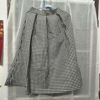 ราคา กระโปรงลายผ้าขาวม้าสีขาวดำ (46751332870)