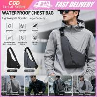 ราคา ผู้ชาย Ultra Thin กระเป๋าคาดหน้าอก Anti-Thief กันน้ํา Close Fitting Sling Bag กระเป๋าสะพายข้างเอวกระเป๋าสามเหลี่ยม Cross Bag สําหรับทุกวัน (47311551805)