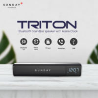 ราคา Sunday Triton Bluetooth 5.0 Speaker ลำโพงบลูทูธ 5.0 รับประกัน 1 ปีจาก Welltech (7751309254)