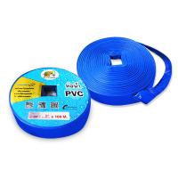 ราคา ท่อส่งน้ำPVC สีฟ้า สายส่งน้ำ 2นิ้ว ความยาว 100เมตร (24109886687)