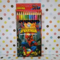 ราคา พร้อมส่งจร้า!! ดินสอสีไม้ 12 สี สไปเดอร์แมน Spiderman (1467365730)