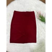 ราคา กระโปรง FOREVER 21 ผ้ายืดเด้ง สีแดงหม่น (24412663434)