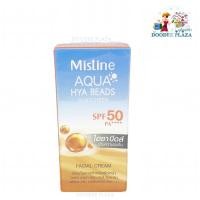 ราคา ครีมกันแดดผิวหน้า** มิสทินSPF50 PA+++ 40ml Mistine Aqua Hya Beads Sunscreen Facial Cream (16955407640)