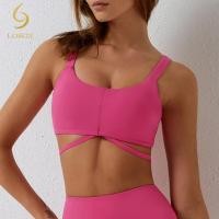 ราคา L.CIRCLESquare Neck Yoga Workout Bra Women Sports Seamless Sports Bra For Gym (16294857894)