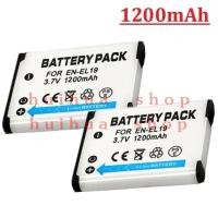 ราคา EL19 EN EL19 EN-EL19 แบตเตอรี่กล้อง 1200MAH สําหรับ Nikon Coolpix S2600 S2700 S3100 S3500 S4100 S4150 S4400 S5200 S6400 S6900 W150 (54962205561)