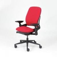 ราคา modernform Steelcase เก้าอี้สำนักงาน รุ่น LEAP พนักพิงกลาง -โครงดำ หุ้มผ้าสีแดง (11979716973)