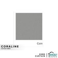ราคา KKBS CURTAIN ผ้าม่าน Coraline ตัดด้วยมิเตอร์ - เหรียญ (126") (49509569805)