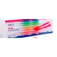 ราคา ลิ้นแฟ้มพลาสติก สีขาว กล่องพลาสติกแข็ง ORCA FTN-1 แพ็ค 50 อัน (13031619251)