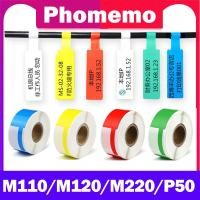 ราคา Phomemo M110 M200 M220 ป้ายกระดาษสายรอบ F-type เครื่องประดับสติกเกอร์กระดาษความร้อนเทปฉลากอเนกประสงค์กระดาษกาวในตัว (52909097510)